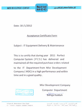 certificates